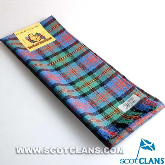 Wool Scarf in Logan Ancient Tartan