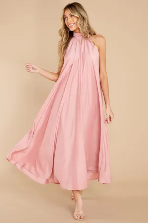 Worth Every Penny Rose Pink Maxi Dress