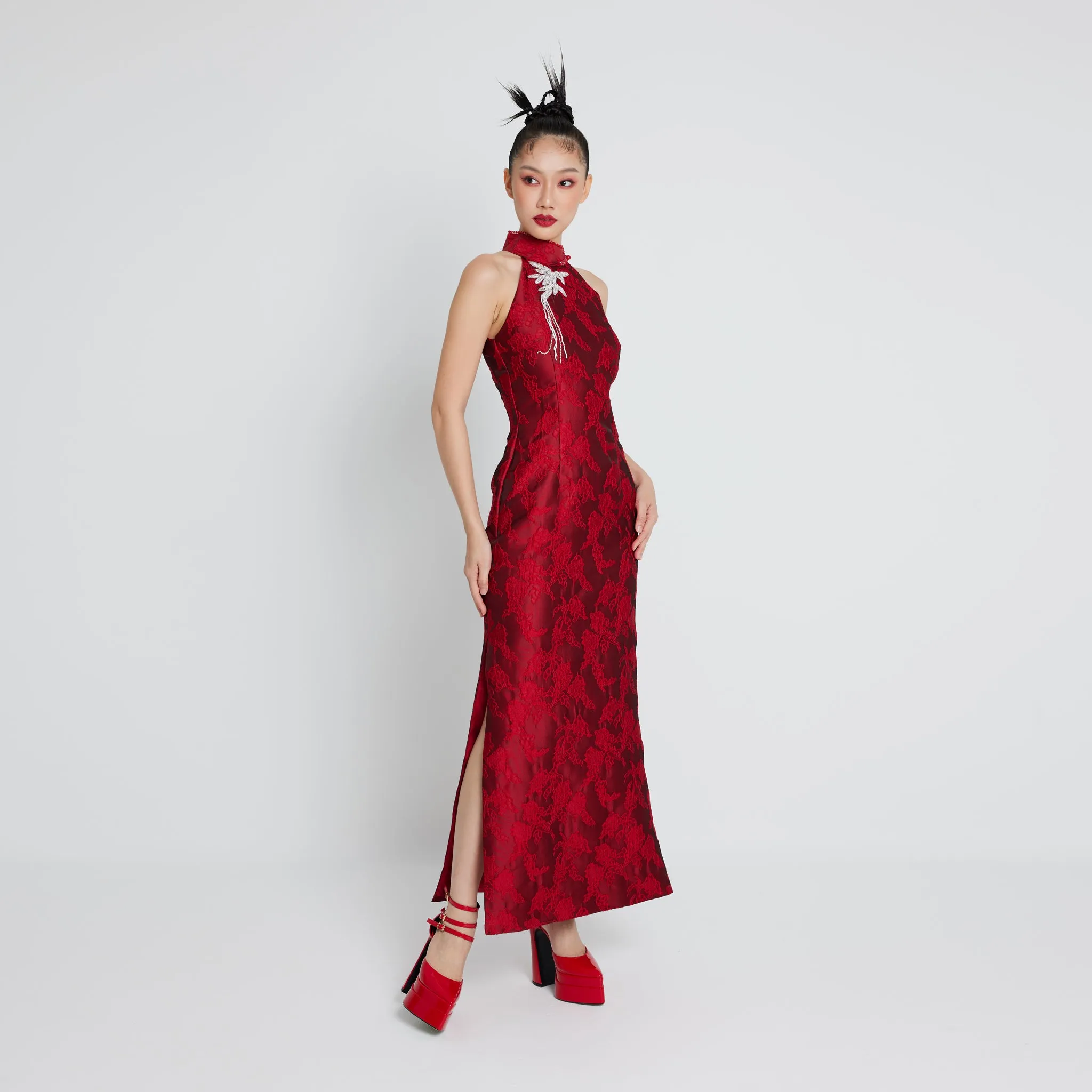 Xue Ke Maxi Qipao